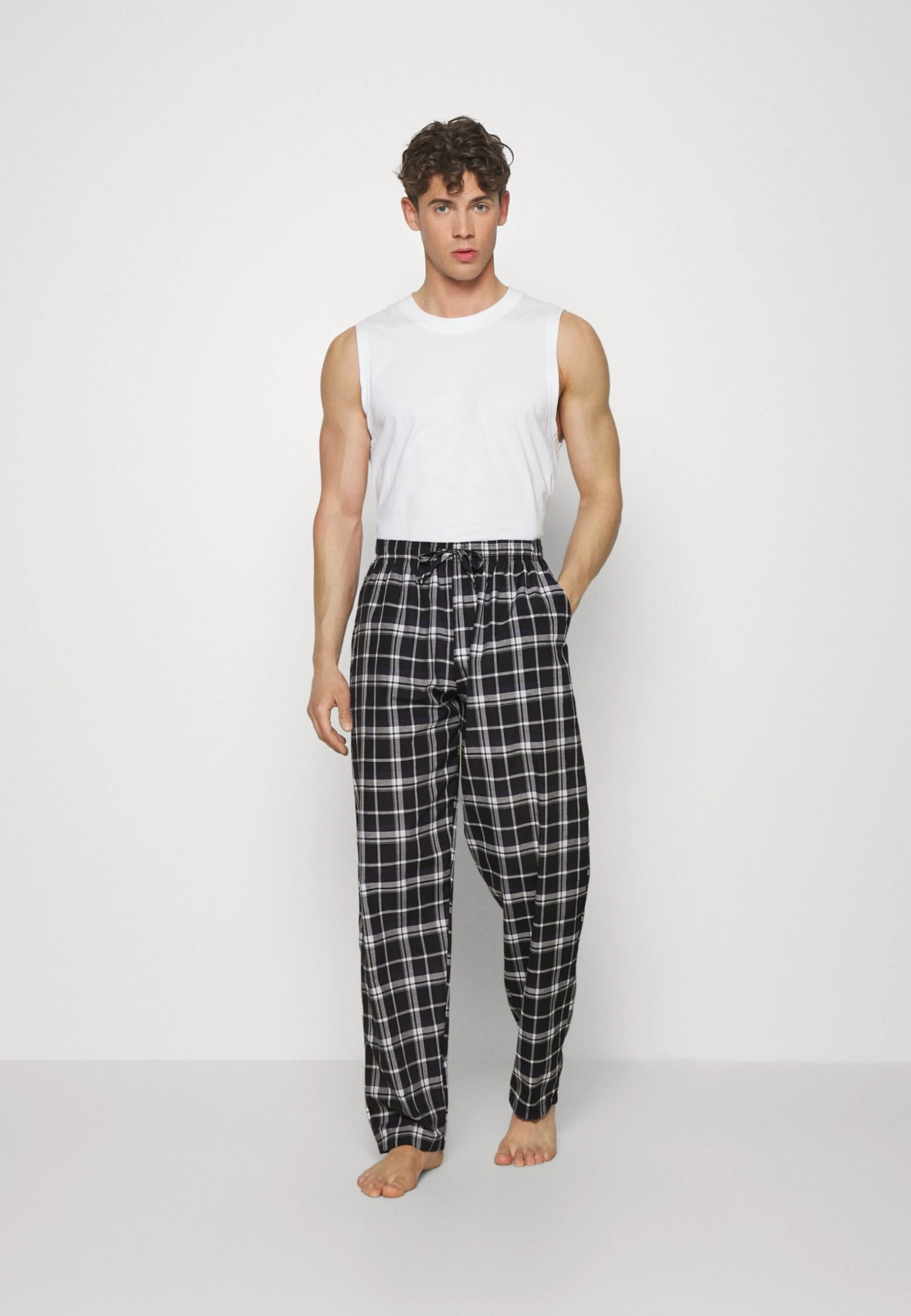 Pier One 2 Pack - Pyjamabroek -Dark Blue 3 Pier One 2 Pack - Pyjamabroek -Dark Blue