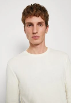 Pier One Longsleeve - Mottled Dark Blue/Light Brown/Off-White -Pier One 95689afa4c924e909f114c8238476fcb