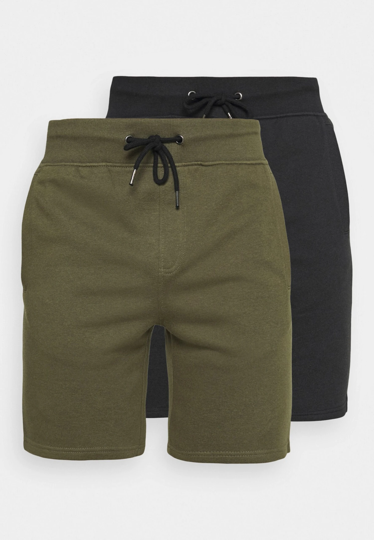 Pier One 2 Pack - Shorts - Black/Olive 7 Pier One 2 Pack - Shorts - Black/Olive - Afbeelding 5