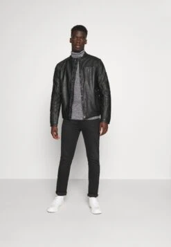 Pier One Muscle Fit Turtle - Trui - Mottled Grey -Pier One 980d461669e946608dd2b414b76c7106