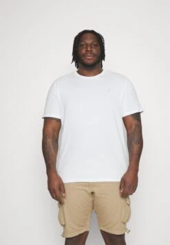 Pier One 5 Pack - T-Shirt Basic - White/Mottled Dark Grey/Bordeaux -Pier One 99fb52e559444efb94d734fd053fd8ff