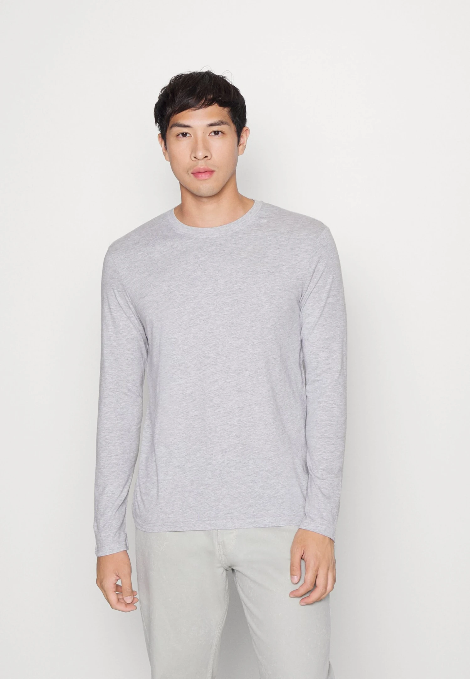 Pier One 5 Pack - Longsleeve - Light Grey/White/Black 4 Pier One 5 Pack - Longsleeve - Light Grey/White/Black - Afbeelding 2