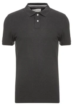 Pier One Basic - Poloshirt - Dark Grey Melange -Pier One 9f204275c05c41e6950dbc23423e1ad5