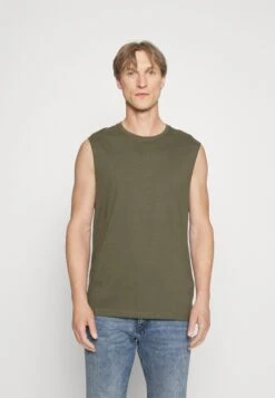 Pier One 2 Pack - Top - Black/Khaki -Pier One a0dd2e5bf19043939b26756d6efd0c73