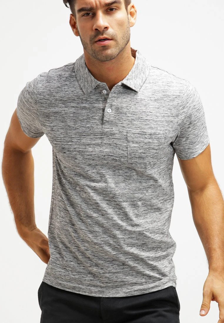 Pier One Poloshirt - Grey Melange 3 Pier One Poloshirt - Grey Melange