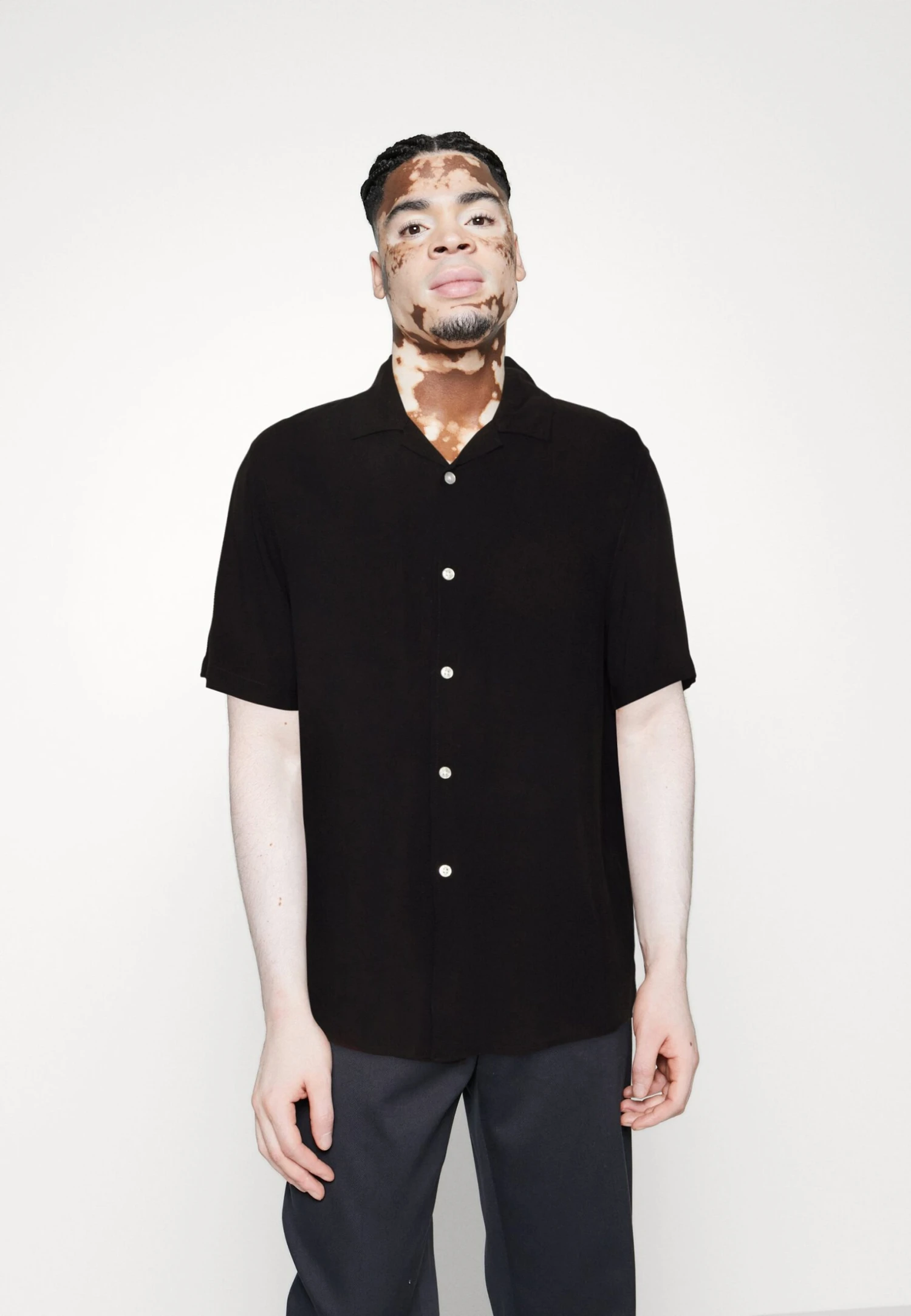 Pier One 3 Pack - Overhemd - Beige/Black/White 6 Pier One 3 Pack - Overhemd - Beige/Black/White - Afbeelding 4