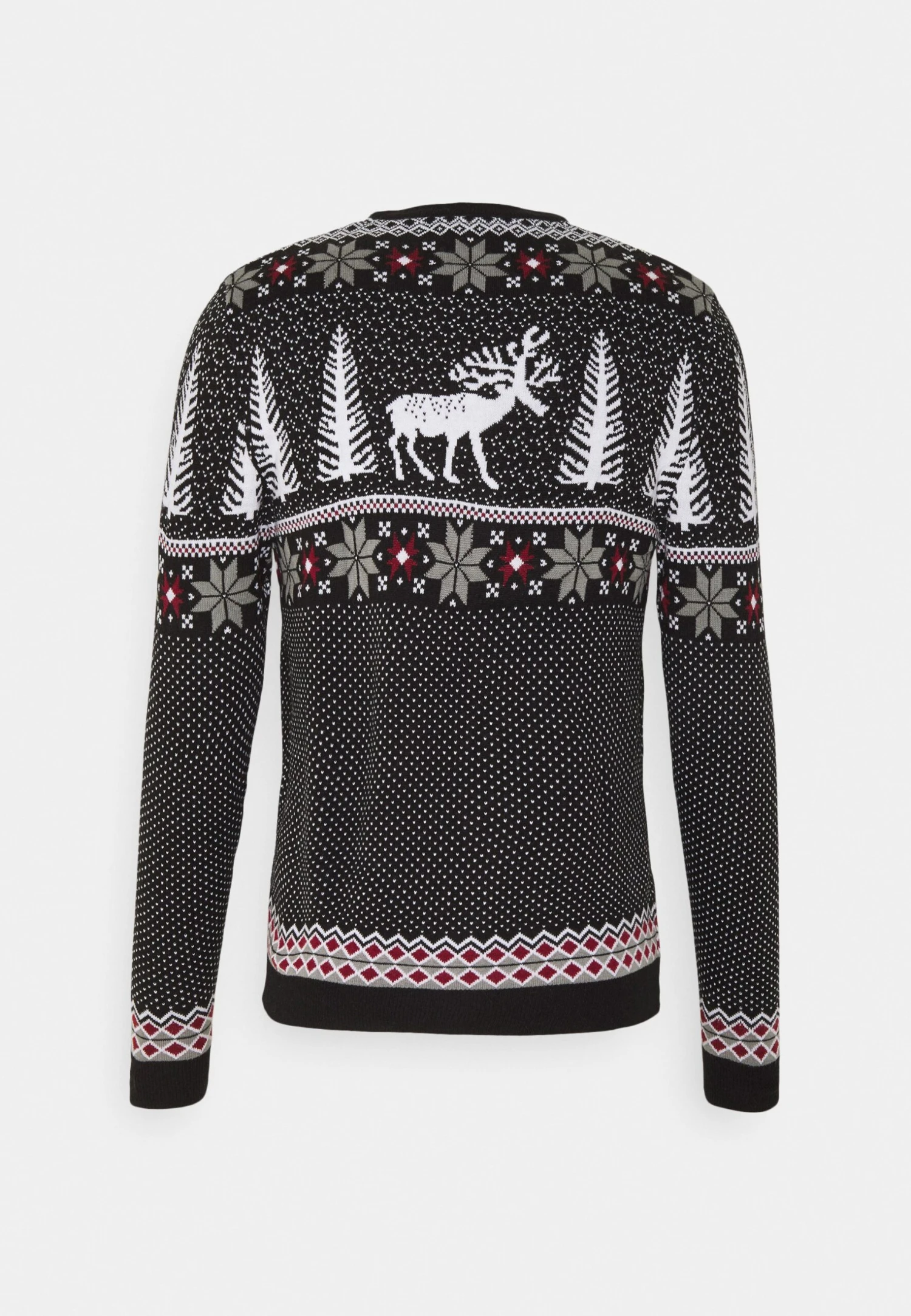 Pier One Wintery Christmas Jumper- Trui - Black 4 Pier One Wintery Christmas Jumper- Trui - Black - Afbeelding 2