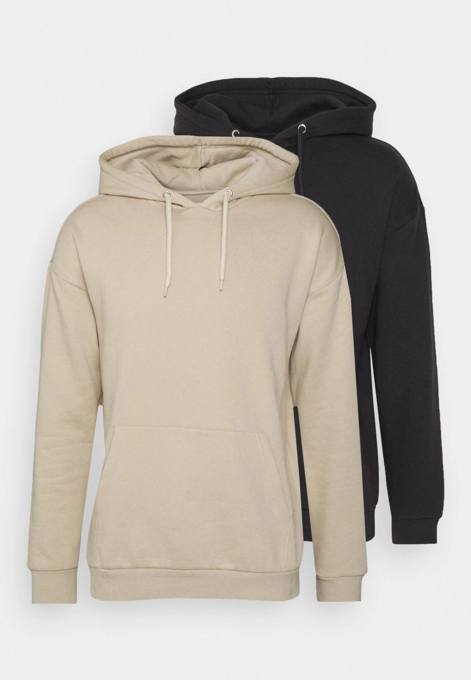Pier One 2 Pack - Hoodie - Black/ Beige 7 Pier One 2 Pack - Hoodie - Black/ Beige - Afbeelding 5