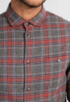 Pier One Overhemd - Grey/Coral -Pier One aec58b86fdd04742b8391be56b121545