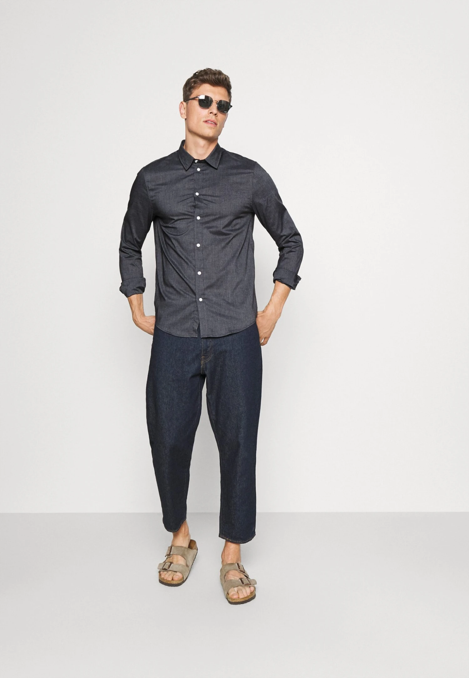 Pier One Overhemd -Blue Grey 4 Pier One Overhemd -Blue Grey - Afbeelding 2