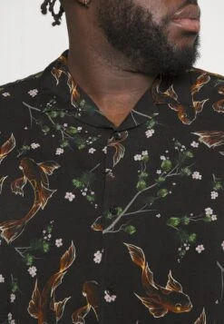 Pier One Asian Print Resort - Overhemd -Black -Pier One b5f7243596e14f49a1306bb57650336c