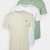 Pier One Birdie - T-Shirt Basic - White/Off-White/Green