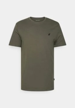 Pier One Unisex 5 Pack - T-Shirt Basic - White/Brown/Dark Blue -Pier One b7e09beb4f644943a45f210f6c79e412