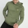 Pier One Hoodie - Khaki 2 Pier One Hoodie - Khaki -Pier One bc1212a9952041d886a26d3b7a2c4b00
