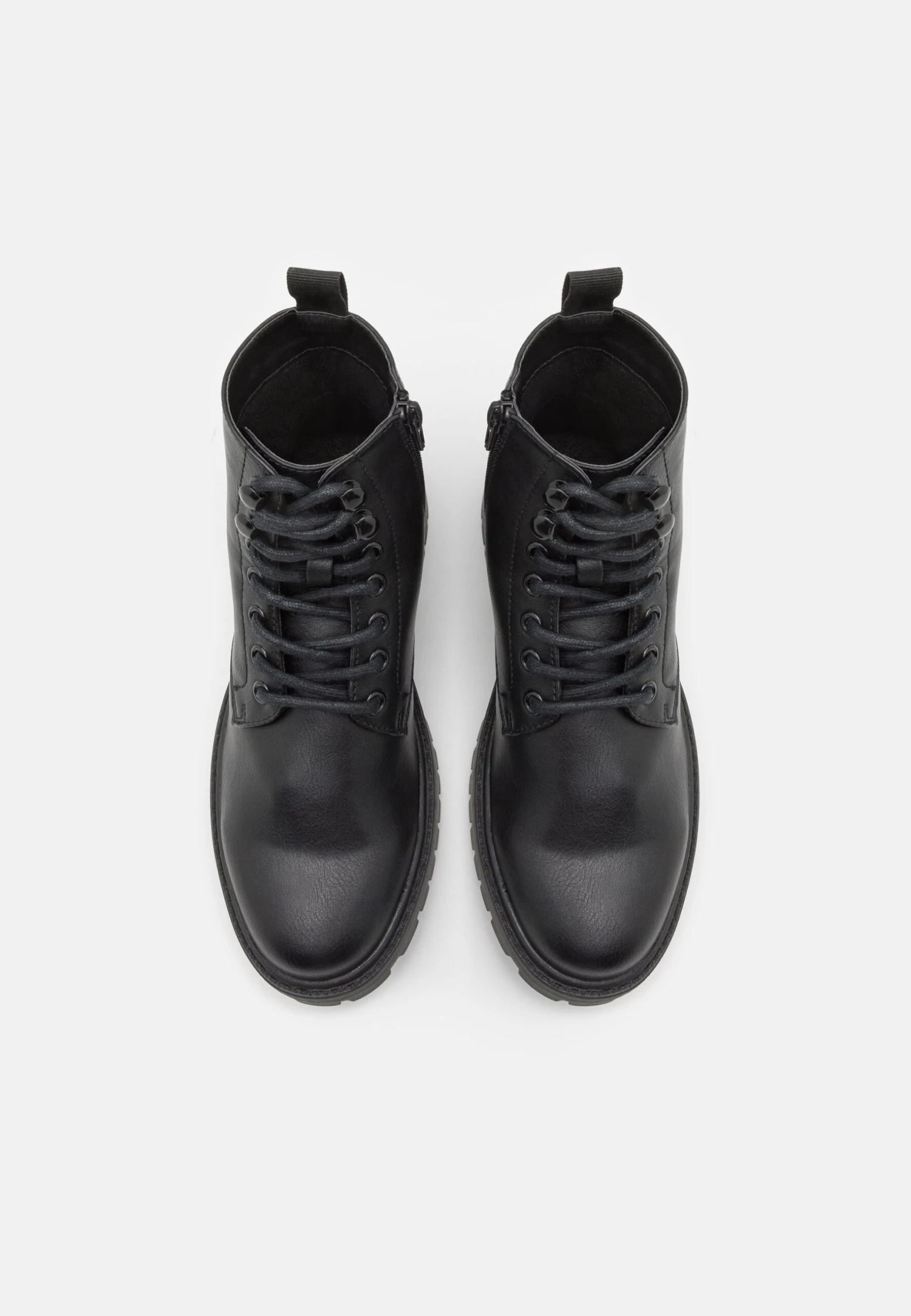Pier One Unisex - Veterboots - Black 6 Pier One Unisex - Veterboots - Black - Afbeelding 4