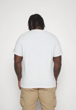 Pier One 5 Pack - T-Shirt Basic - White/Mottled Dark Grey/Bordeaux -Pier One c29b5d9c6bfc46408c9ec1cec29de3aa