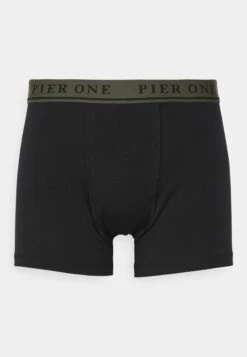 Pier One 5 Pack - Onderbroeken -Black/Khaki -Pier One c508122088104e9f8a12580b12718802