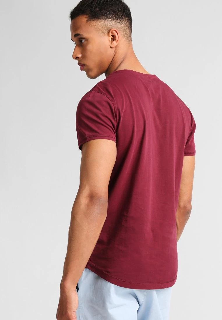 Pier One Garment Tee - T-Shirt Basic - Bordeaux 5 Pier One Garment Tee - T-Shirt Basic - Bordeaux - Afbeelding 3