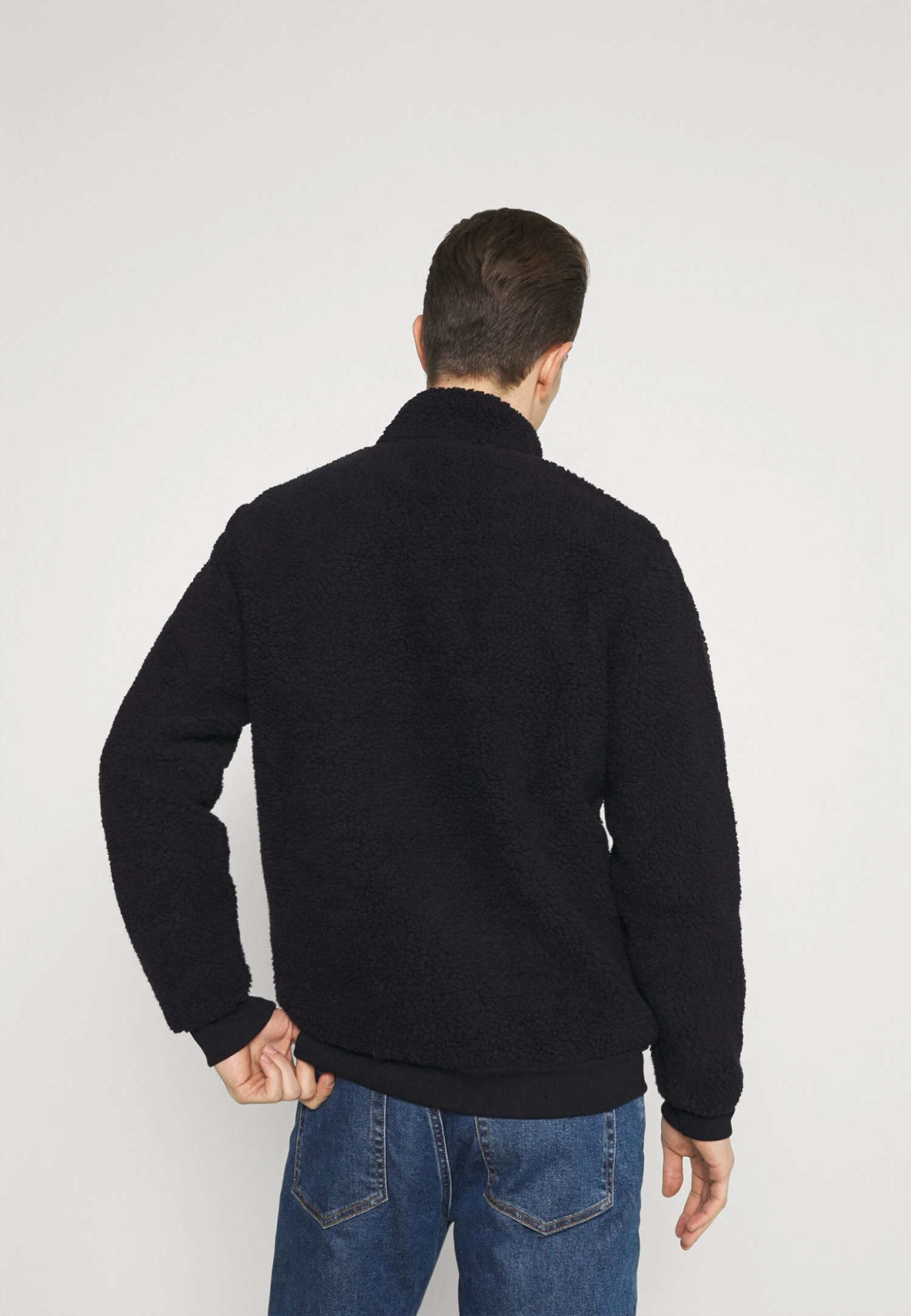 Pier One Fleece Trui - Dark Blue 5 Pier One Fleece Trui - Dark Blue - Afbeelding 3