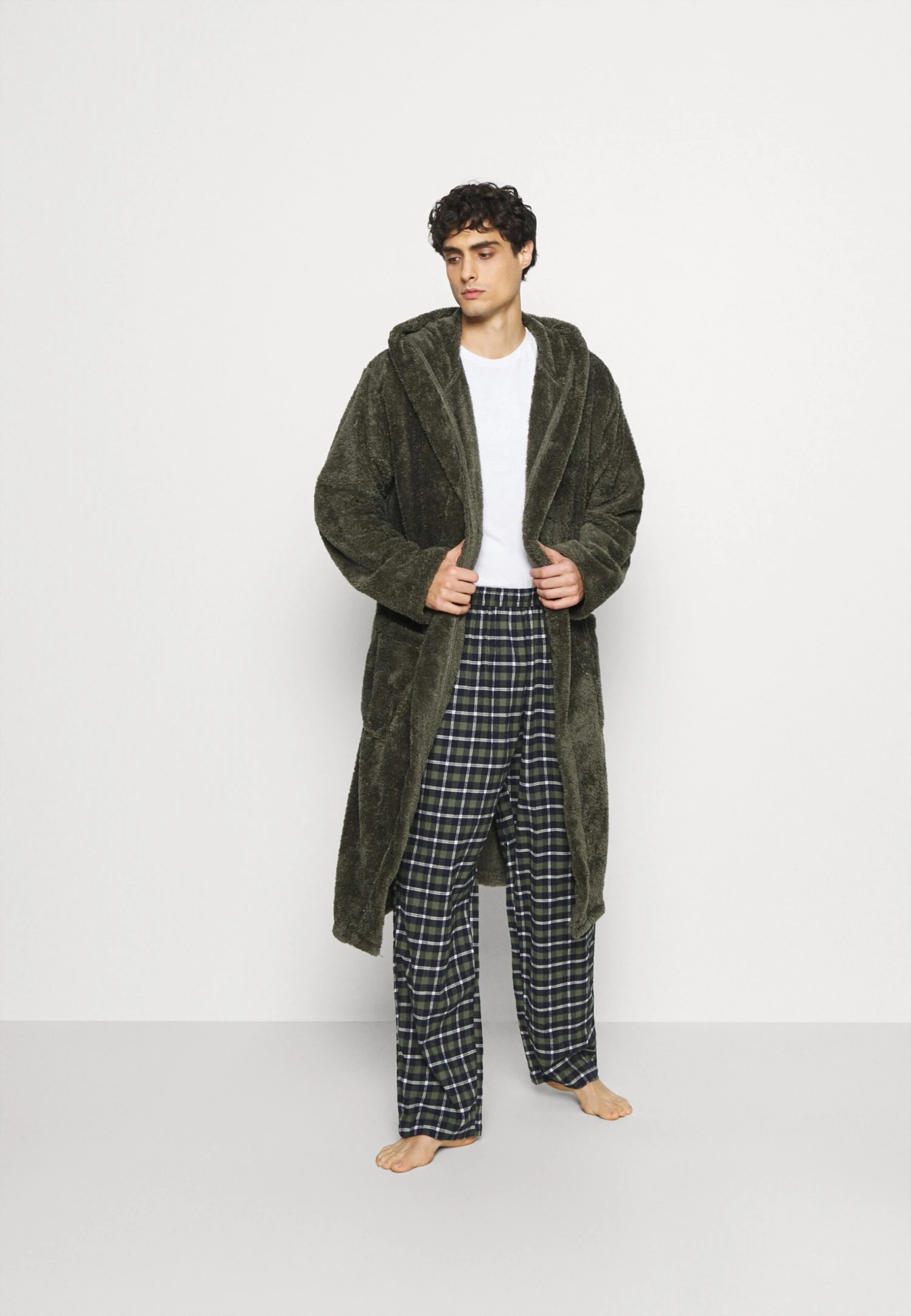 Pier One Badjas - Khaki 4 Pier One Badjas - Khaki - Afbeelding 2