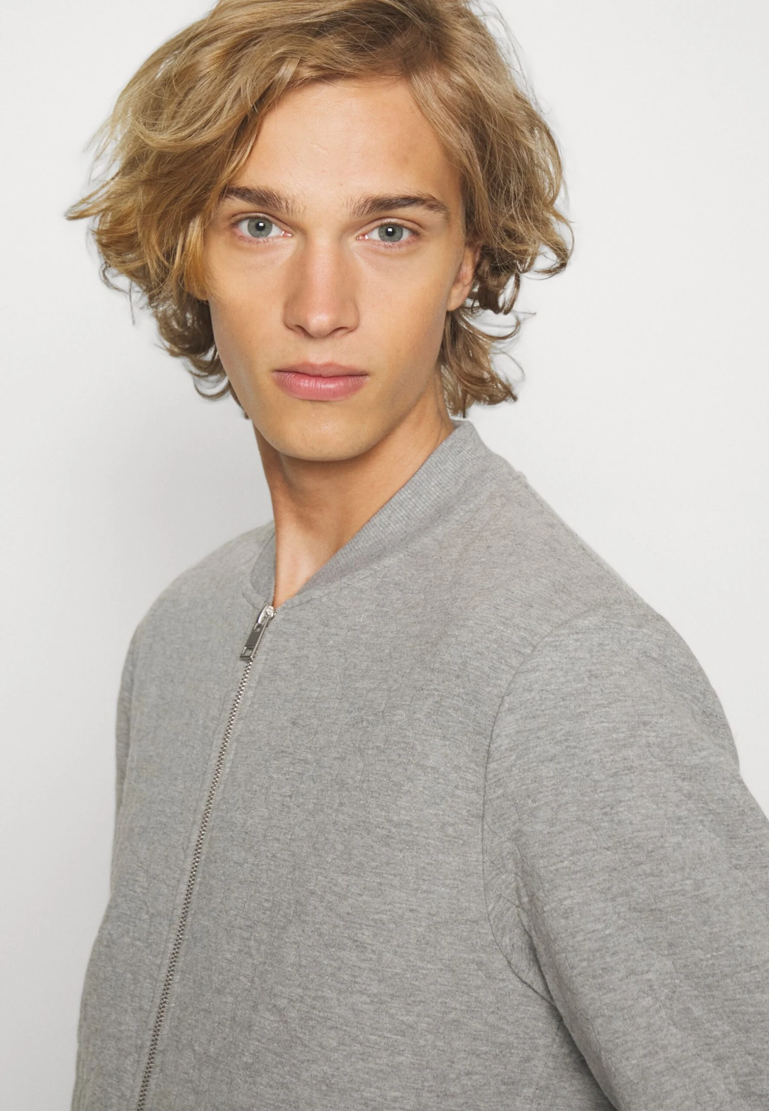 Pier One Sweater Met Rits - Mottled Grey 6 Pier One Sweater Met Rits - Mottled Grey - Afbeelding 4