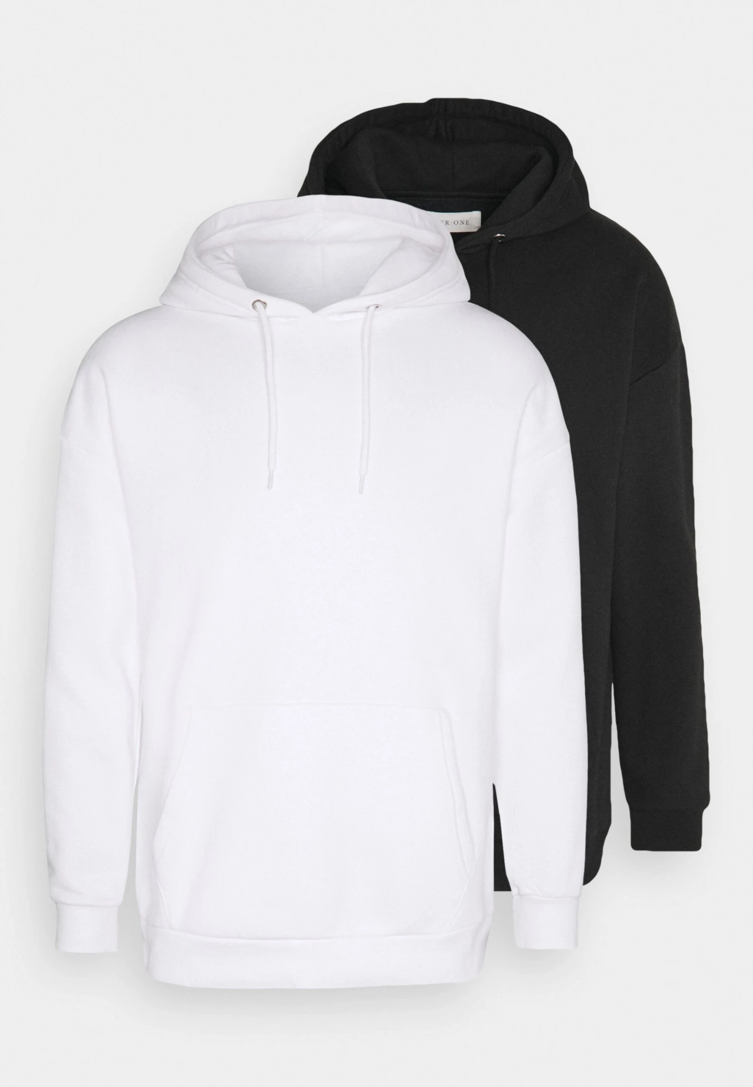 Pier One 2 Pack - Hoodie - White/Black 9 Pier One 2 Pack - Hoodie - White/Black - Afbeelding 7