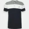 Pier One Poloshirt - Grey/White/Dark Blue 1 Pier One Poloshirt - Grey/White/Dark Blue -Pier One d674a78374b048d99cc3fdce5505c45a