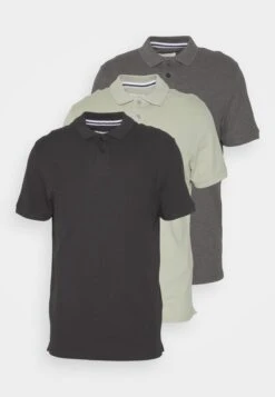 Pier One 3 Pack - Poloshirt - Mint/Black/Grey 14 Pier One 3 Pack - Poloshirt - Mint/Black/Grey -Pier One e70459e3f1f5490f922fd1fc111dd659