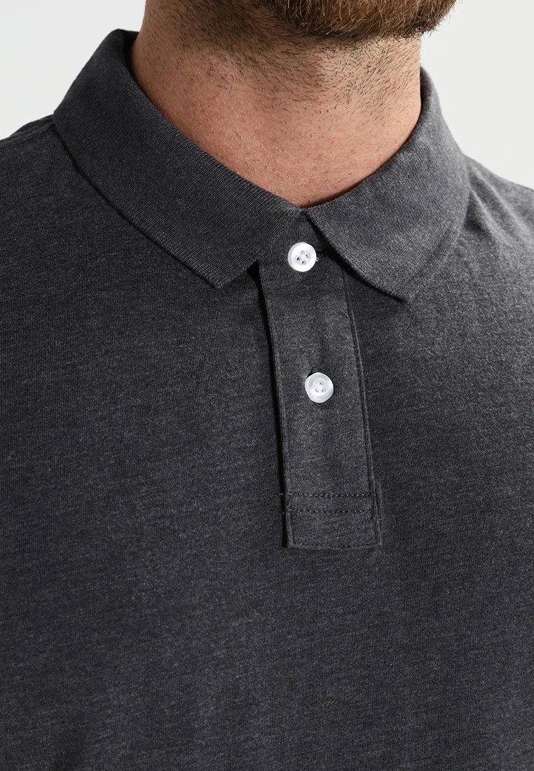 Pier One Poloshirt - Dark Grey Melange 6 Pier One Poloshirt - Dark Grey Melange - Afbeelding 4