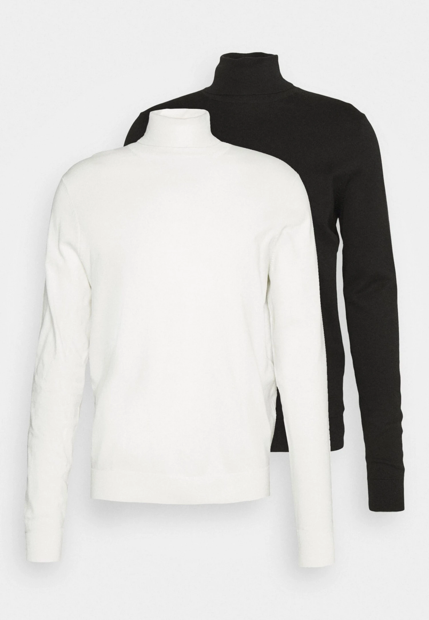 Pier One 2 Pack - Basic Turtleneck - Trui - Black/White 8 Pier One 2 Pack - Basic Turtleneck - Trui - Black/White - Afbeelding 6