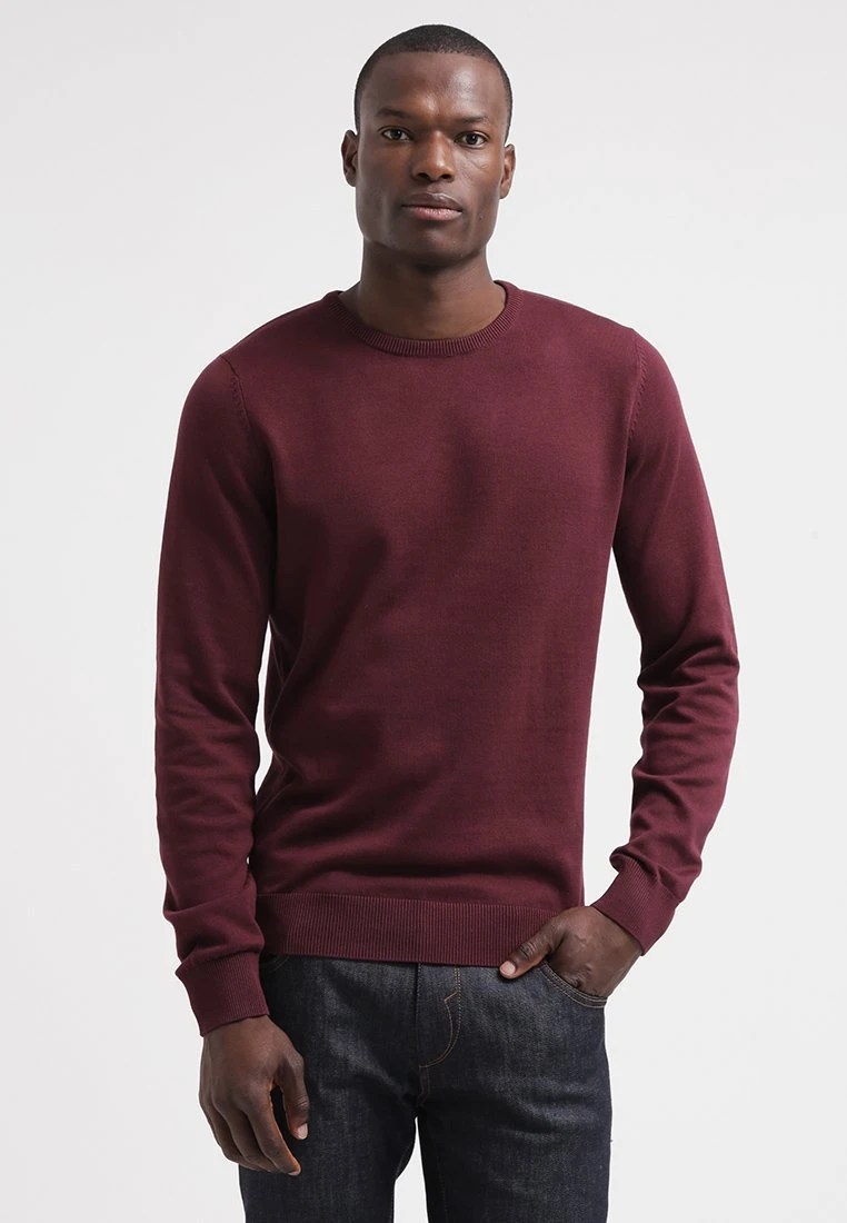 Pier One Basic Crewneck - Trui - Bordeaux 3 Pier One Basic Crewneck - Trui - Bordeaux