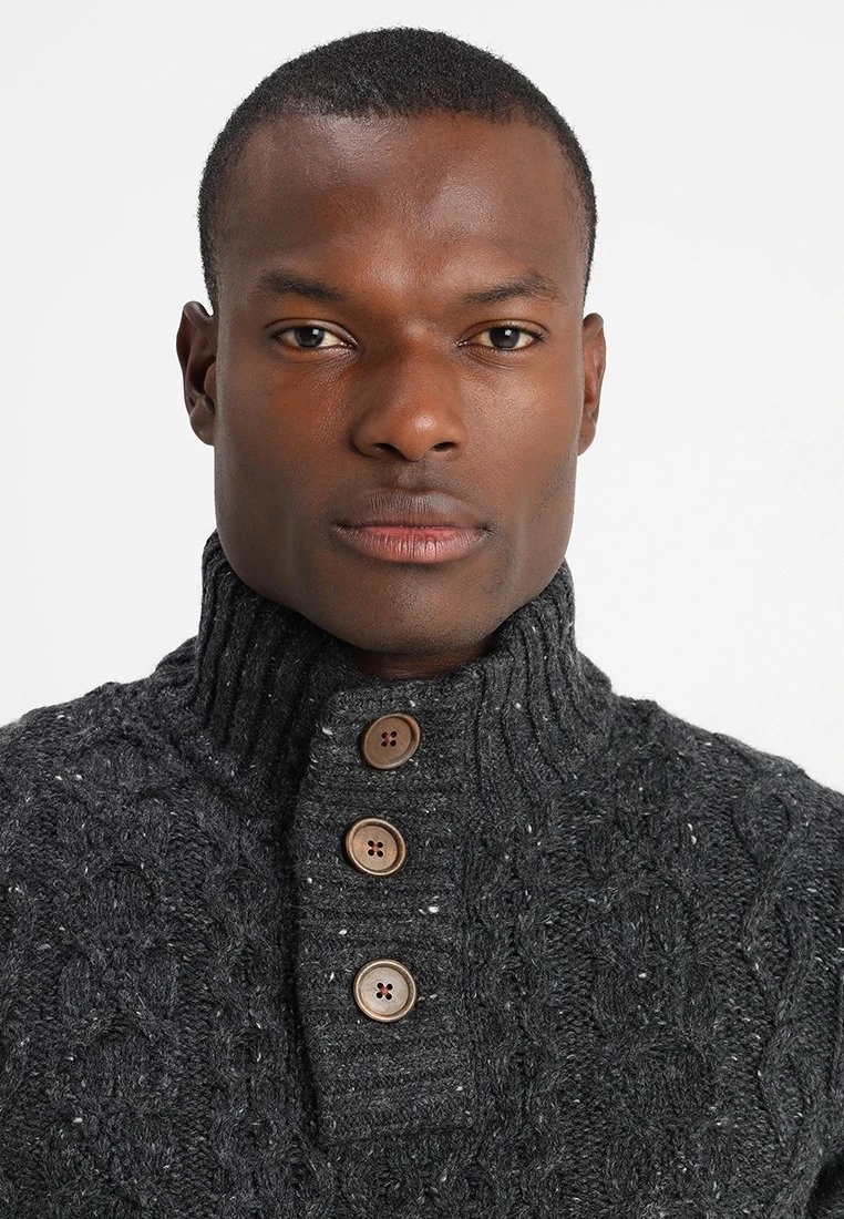 Pier One Trui - Mottled Dark Grey 7 Pier One Trui - Mottled Dark Grey - Afbeelding 5