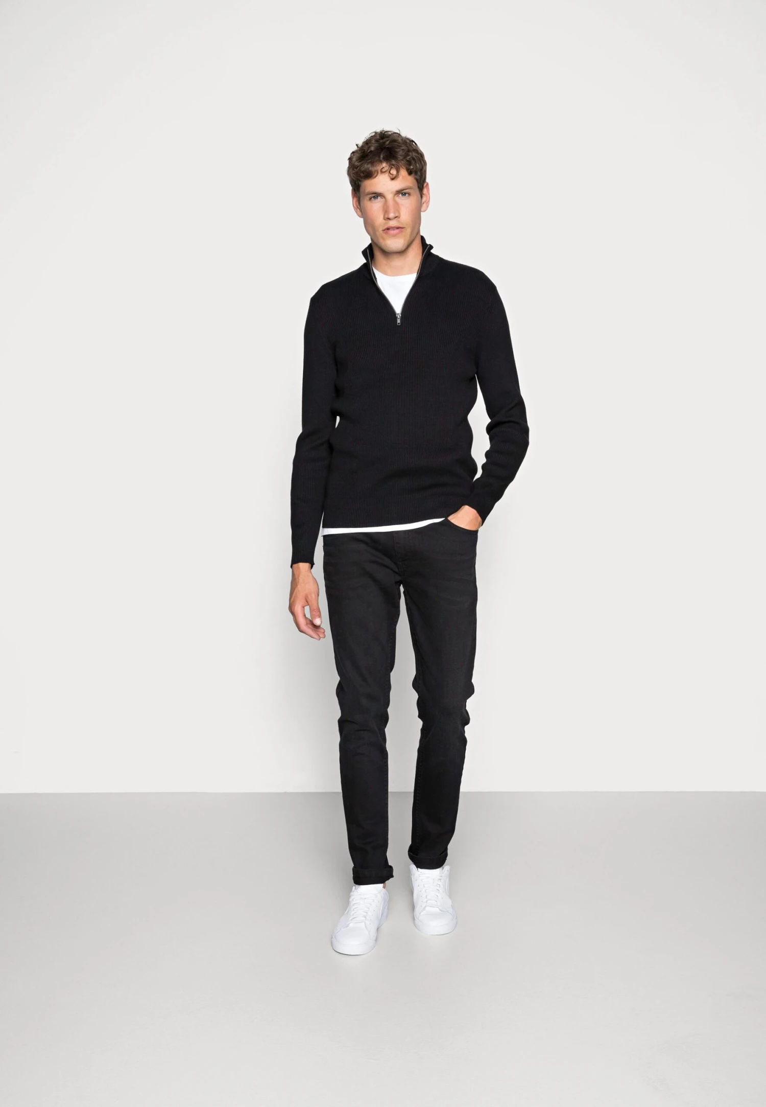 Pier One Jeans Skinny Fit - Black Denim 4 Pier One Jeans Skinny Fit - Black Denim - Afbeelding 2