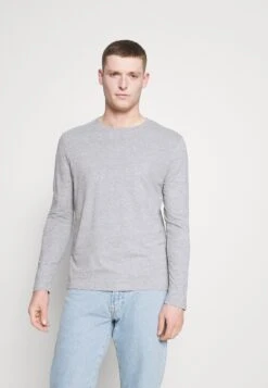 Pier One 5 Pack - Longsleeve - White/Dark Blu/Grey -Pier One f1774a4a7a3f444e865f7b6e75b4c3ba