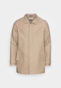 Pier One Commuter Coat- Halflange Jas - Tan -Pier One f31a8a30813e4c0dafda3e75f062c161