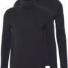 Pier One 2 Pack - Longsleeve - Black
