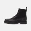 Pier One Leather - Veterboots - Black 1 Pier One Leather - Veterboots - Black -Pier One f6e9515e988b4ad584e5e93abea39704