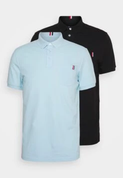 Pier One 2 Pack - Poloshirt - Light Blue/Black 16 Pier One 2 Pack - Poloshirt - Light Blue/Black -Pier One f764a289a7a348d2a5d1286b8919369d