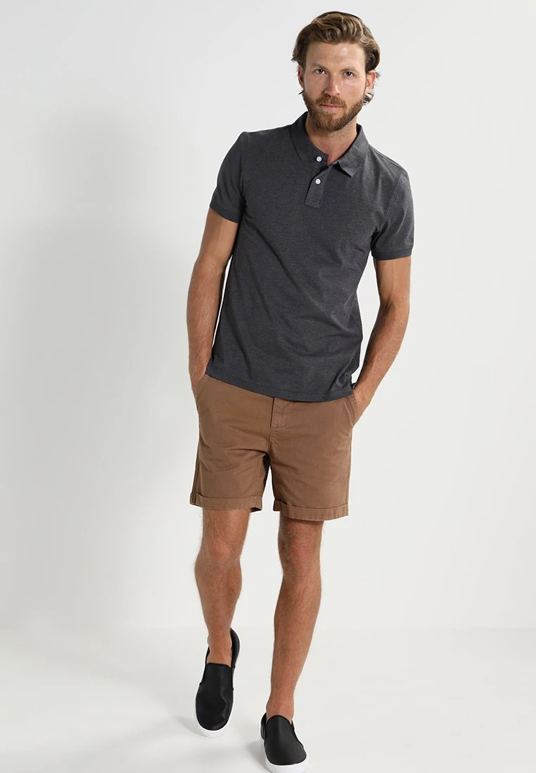 Pier One Poloshirt - Dark Grey Melange 4 Pier One Poloshirt - Dark Grey Melange - Afbeelding 2