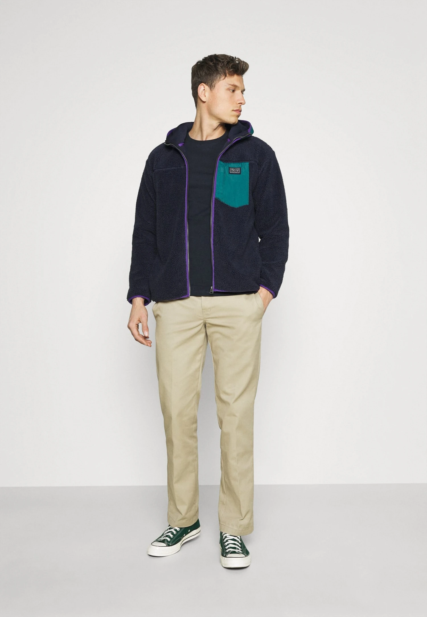 Pier One 2 Pack - Longsleeve - Dark Blue/Mottled Grey 3 Pier One 2 Pack - Longsleeve - Dark Blue/Mottled Grey